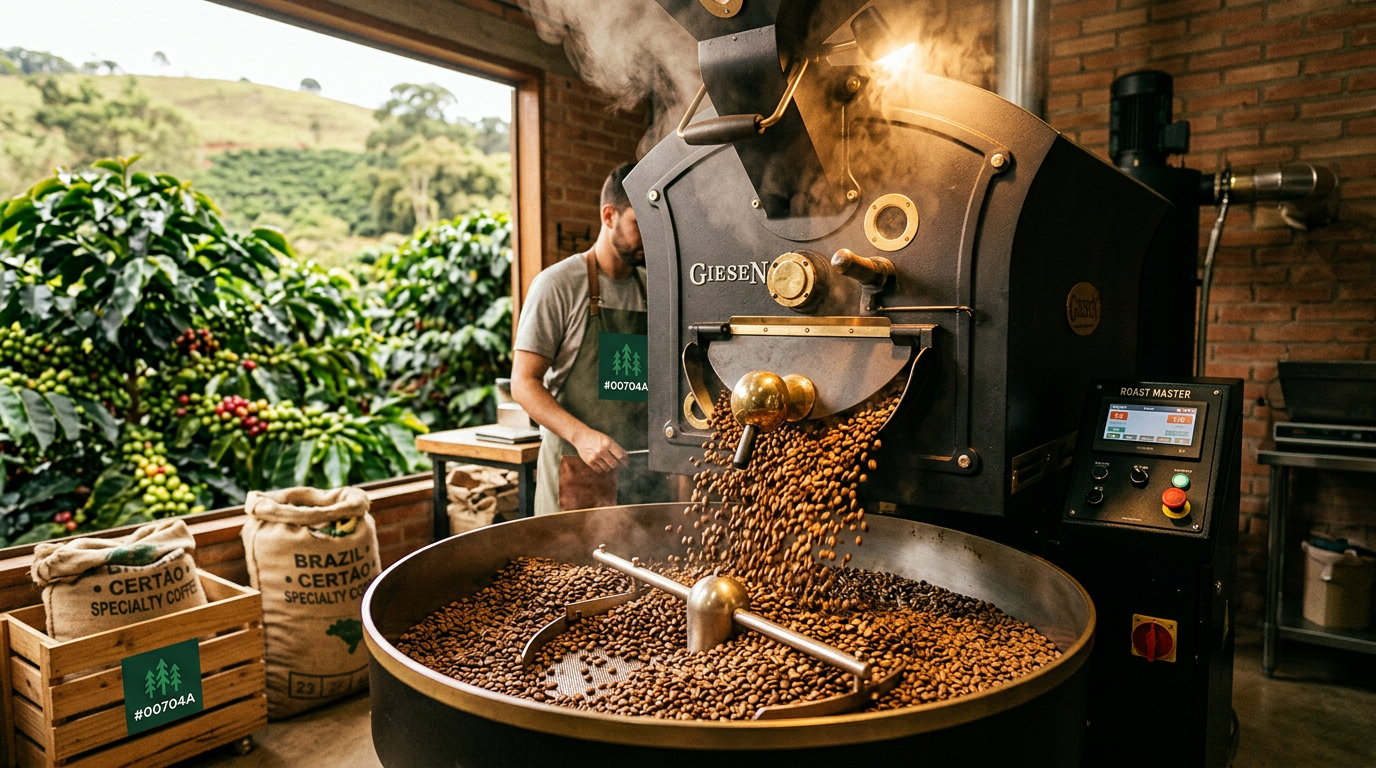 Pražení kávových zrn a globální sítě dodavatelů Starbucks
